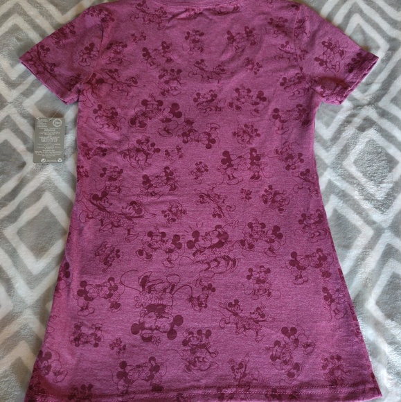 Pink Disney Mickey & Minnie love t-shirt - Picture 2 of 3